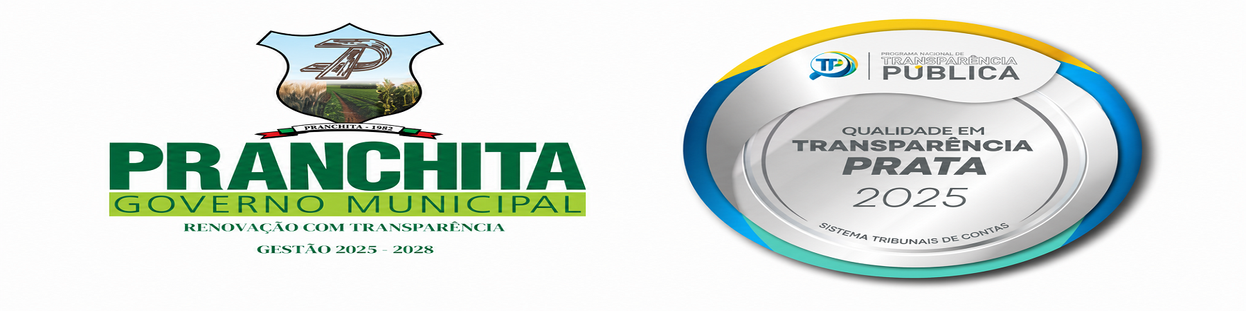 Pranchita conquista o Selo Prata em Qualidade de Transparência Pública 2025