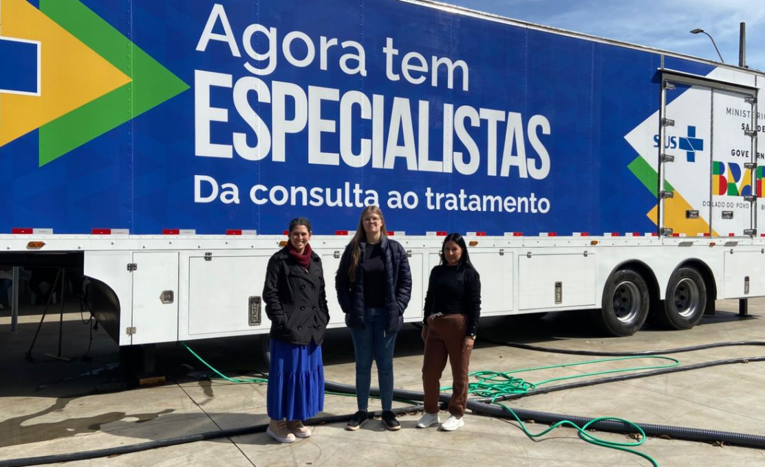 Pacientes de Pranchita participam de programa regional de tomografias gratuitas em Francisco Bel...
