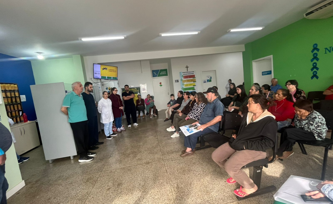 Ação do Novembro Azul e Novembro Vermelho é realizada na Unidade Central de Saúde em Pranchi...