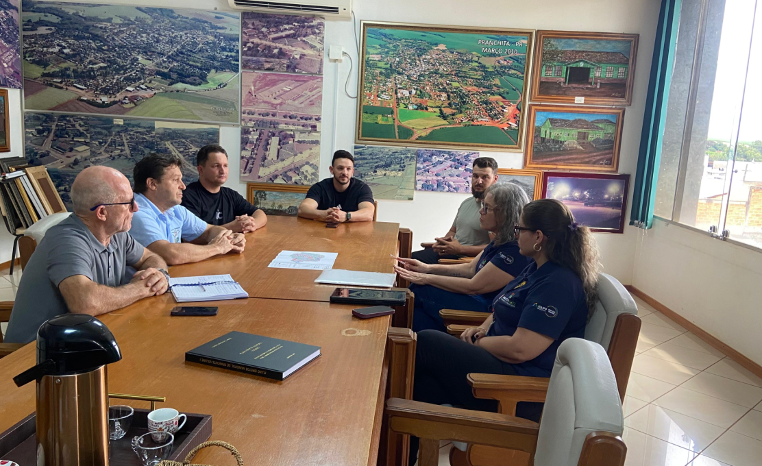 Administração Municipal recebe representantes da Itaipu Binacional para tratar de novos invest...