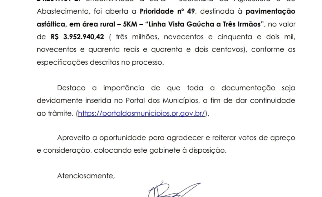Prefeito Ronimar Sartor cumpre agenda em Curitiba e reforça articulação por investimentos par...