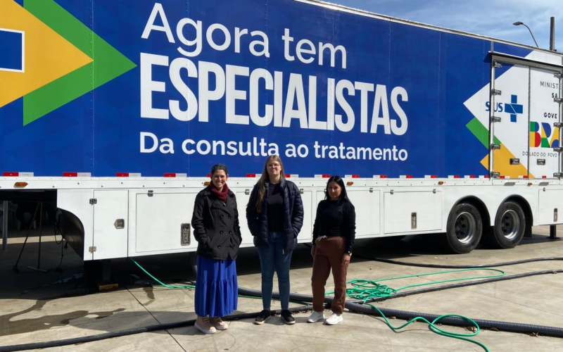 Pacientes de Pranchita participam de programa regional de tomografias gratuitas em Francisco Beltrão