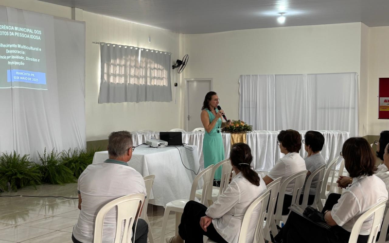 Conferência Municipal dos Direitos do Idoso, realizada hoje pelo Cmdi e Secretaria de Assistência Social.  Politica Públ