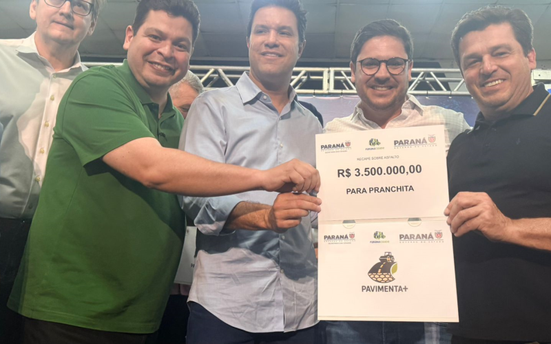 Pranchita conquista mais R$ 3,5 milhões para recapeamento asfáltico no perímetro urbano